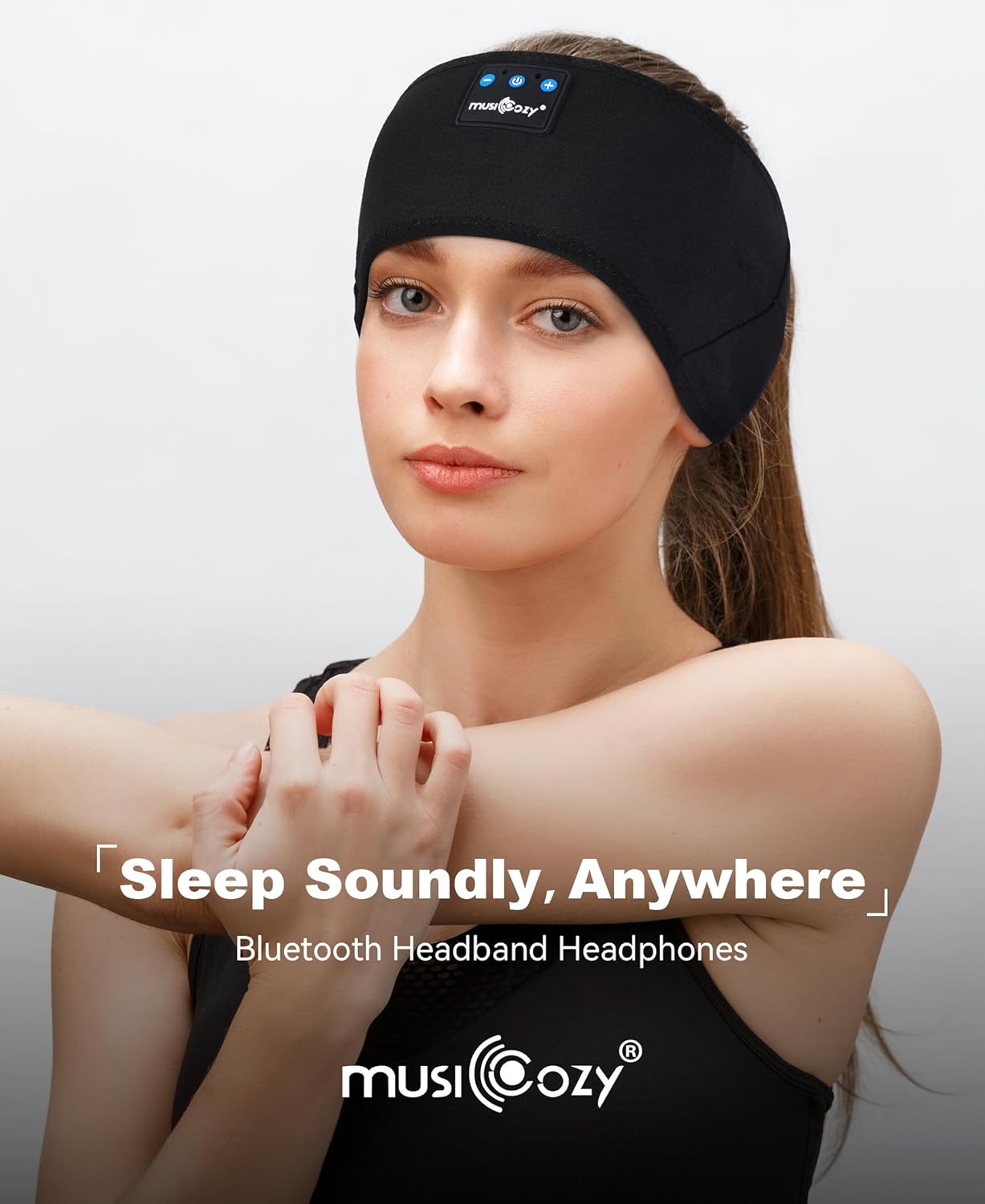 Sleep Headphones Bluetooth Headband Headphones for Side Sleepers